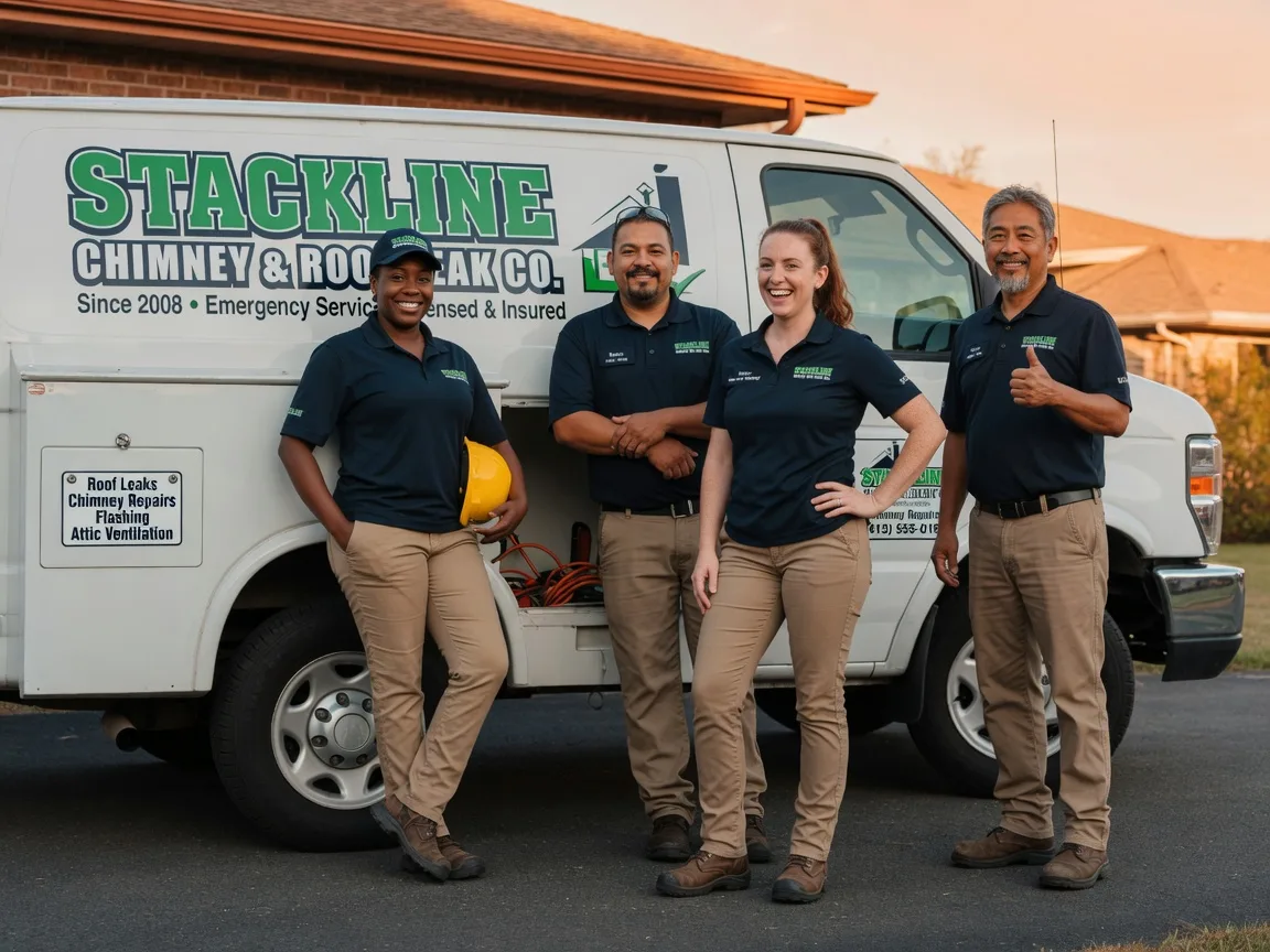 Chimney flashing repair company in Lind, WA